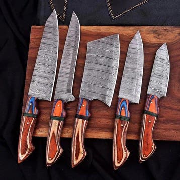 Highclasscrafts Handmade - Keukenmes - Kitchen knife set -