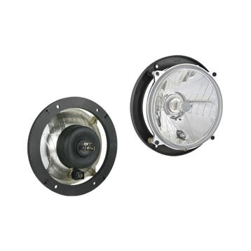 Koplamp H4 Ø166x75 gatafstand 106x106 + Bevestigingsplaat 12, Ophalen of Verzenden, Nieuw