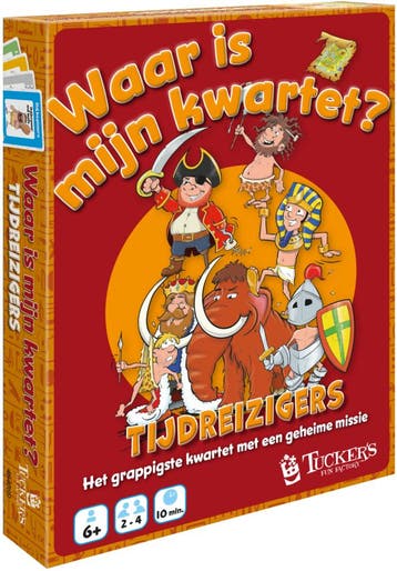 Waar is mijn Kwartet - Tijdreizigers | Tuckers Fun Factory, Verzenden, Nieuw