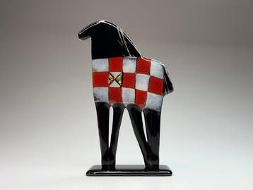 Studio Habrat - Beeldje - Black Horse - fusie