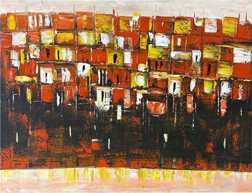 Hoàng Vn Hp (1983) - Reflets de Braises 60 80 cm
