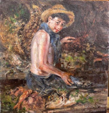 Ermogene Miraglia (1907-1964) - Giovane pescatore