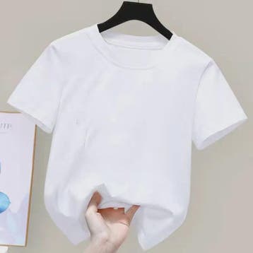 100% Katoenen T-shirt Dames & Kinderen - Zomer, Kortmouw, Wi, Verzenden, Nieuw