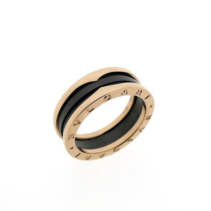 BVLGARI rosé gouden ring B.zero1, Sieraden, Tassen en Uiterlijk, Ringen, Heer, Goud, 20 of groter, Gebruikt, Goud, Ophalen of Verzenden