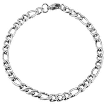 Fako Bijoux - Schakelarmband Figaro - Armband Figaro Schakel, Verzenden, Nieuw