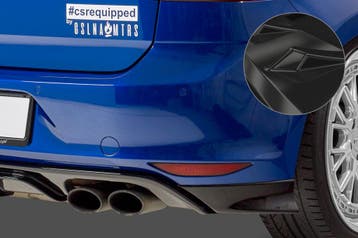 Achterskirt voor VW Golf 7 R / R-Line HA255-G, Auto-onderdelen, Verzenden, Nieuw