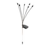 Solar priklamp Miami | Warm wit licht | Set van 2 stuks, Zonne-energie, Kunststof, Verzenden, Minder dan 50 watt