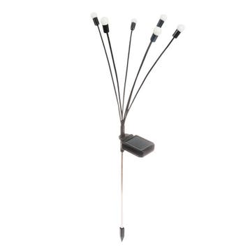 Solar priklamp Miami | Warm wit licht | Set van 2 stuks, Zonne-energie, Kunststof, Verzenden, Minder dan 50 watt