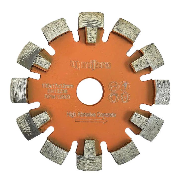 Mijbra Vloerverwarmingsfrees hard zandcement | 130x17mm |, Doe-het-zelf en Verbouw, Verwarming en Radiatoren, Nieuw, Verzenden