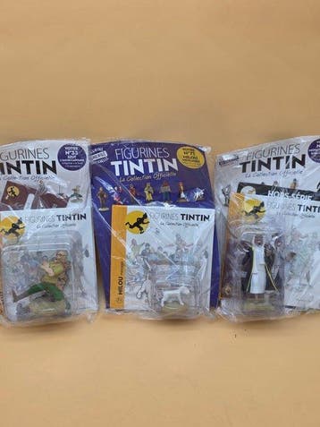 Hergé Moulinsart - Speelgoed Figurines Tintin n°33 71 et 62, Nieuw