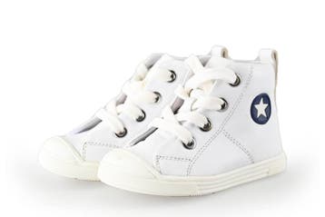 Jopper Hoge sneakers Jongens in maat 20 Wit, Verzenden, Schoenen, Zo goed als nieuw, Jongen of Meisje