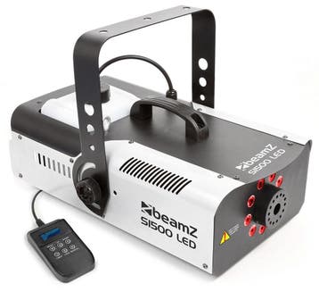 beamZ S1500LED Rookmachine 1500W met 9x 3W RGB LED en, Ophalen of Verzenden, Nieuw