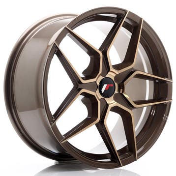 JR-Wheels JR34 Velgen 19 Inch 8.5J ET40 5x114.3 Platinum, Ophalen of Verzenden, Nieuw, 19 inch