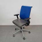 Steelcase Think bureaustoel - blauwe/grijze skai, Huis en Inrichting, Bureaustoelen, Ophalen of Verzenden, Nieuw