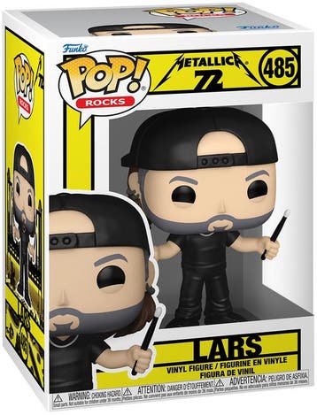 Funko Pop! - Rocks Metallica Lars (72) #485 | Funko - Hobby, Verzamelen, Poppetjes en Figuurtjes, Verzenden, Nieuw
