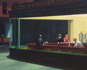 Edward Hopper (1882-1967) (after) - Nighthawks, 1942