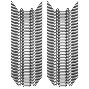 Glasklemmen Tuinkas 100 stuks Metaal 85x30mm (Broeikassen), Tuin en Terras, Kweekspullen, Verzenden, Nieuw