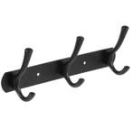Differnz kapstok 3 haken dubbel modern aluminium rvs mat, Verzenden, Nieuw