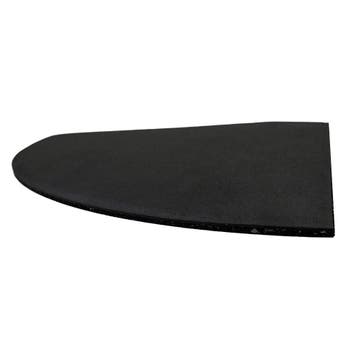 Hoekstuk rubber rand sportvloer 'Pure Black' -, Sport en Fitness, Verzenden, Nieuw