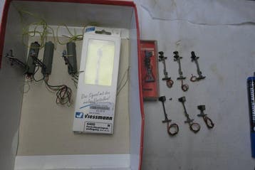 Fleischmann, Viessmann N - Treinset (11) - 4 éénvleugelige, Nieuw