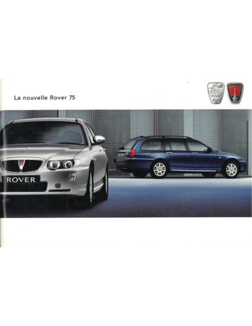 2004 ROVER 75 BROCHURE FRANS, Nieuw, Author