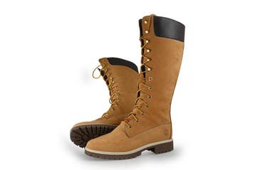Timberland Laarzen in maat 40 Geel, Kleding | Dames, Hoge laarzen, Verzenden, Geel, Zo goed als nieuw