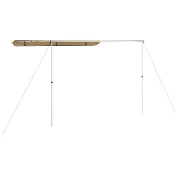 vidaXL Luifel voor camper en caravan 3,6x2x2,15 m beige, Verzenden, Nieuw, Tot en met 2
