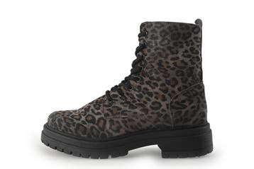 Shoecolate Veterboots in maat 39 Grijs, Shoecolate, Verzenden, Overige typen, Zo goed als nieuw