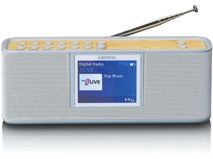Lenco PDR-046 - DAB+ Radio - Draagbaar Bluetooth® Speaker -, Audio, Tv en Foto, Radio's, Zo goed als nieuw, Verzenden