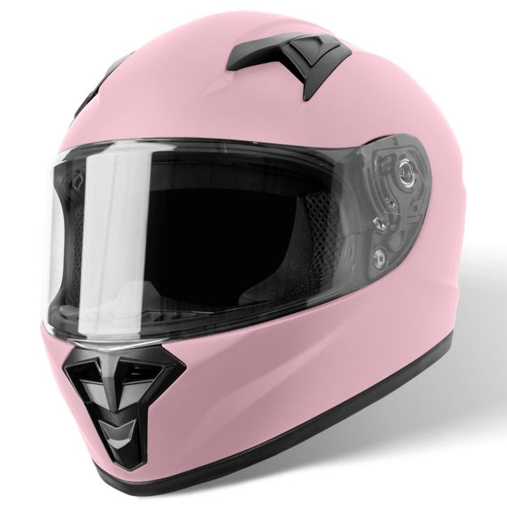 VINZ Parana Kinderhelm Motor / Scooter  - Mat Roze, Motoren, Accessoires | Sloten, Verzenden