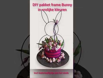Metalen Frame Haas Bunny met schaal H53D34 Zwart, Ophalen of Verzenden, Nieuw