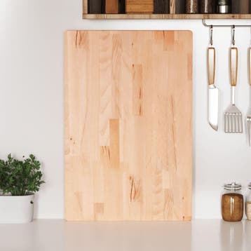 vidaXL Snijplank 60x40x4 cm massief beukenhout, Huis en Inrichting, Keuken | Keukenbenodigdheden, Verzenden, Nieuw