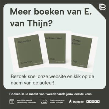 Retour Den Haag - E. van Thijn 9789055150236, Verzenden, Gelezen, E. van Thijn