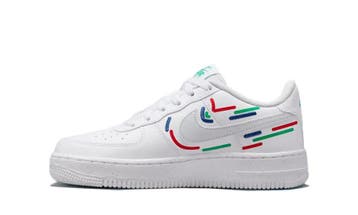 Nike Air Force 1 Low Impact Next Nature Maker White Red Blue, Nieuw
