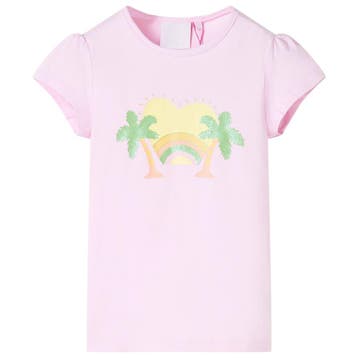 vidaXL Kindershirt 116 lichtroze, Verzenden, Nieuw