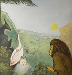 Constant Nieuwenhuijs (1920-2005) - Orpheus met dieren