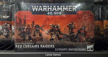 Chaos Space Marines Red Corsairs Raiders (Warhammer nieuw), Hobby en Vrije tijd, Ophalen of Verzenden, Nieuw
