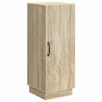 vidaXL Dressoir Sonoma Eiken 33 x 34,5 x 87 cm Bewerkt hout, Verzenden, Nieuw, Overige houtsoorten, Minder dan 50 cm