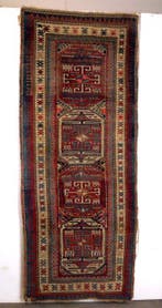 Kazak, Surahani, oostenlijk van Baku. - Loper - 244 cm - 98, Nieuw