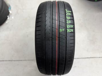 255/40/20 101V Pirelli 5MM Zomerband GRATIS VERZENDING, Gebruikt, 255 mm, Verzenden, Band(en)