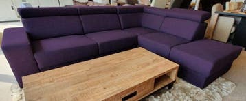 Loungebank Raalte - loungebanken - Paars, Nieuw, Stof