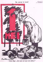 Het marxisme is niet weg te verven op spotprent (Lithos), Antiek en Kunst, Verzenden