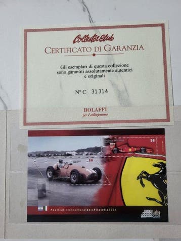 Ferrari - Festival internazionale della Filatelia 2009 -, Nieuw