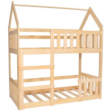 Kinderbed - Stapelbed - Veiligheid - Grenenhout - Trap, Ophalen of Verzenden, Nieuw