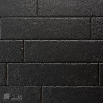 PALLET DEAL mat zwarte Bricks 7x28 cm, Verzenden, Nieuw