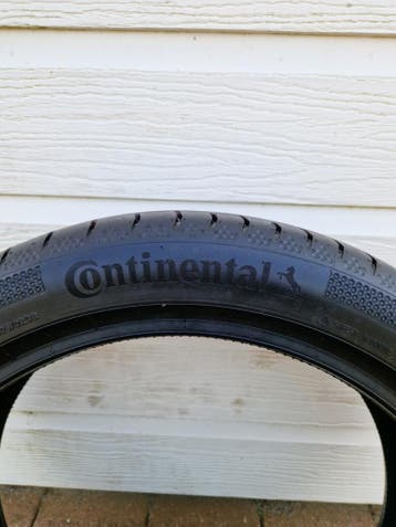 205/45/18 90H Continental zomerbanden 4 x, 18 inch, Gebruikt, 205 mm, Band(en)