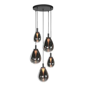 Mexlite hanglamp Glimsy 4198ZW Nieuw, Ophalen, Nieuw, Overige materialen, Trendy