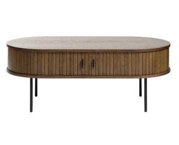 Salontafel Nola Ovaal 120x60 cm - Bruin, Ophalen of Verzenden, Nieuw