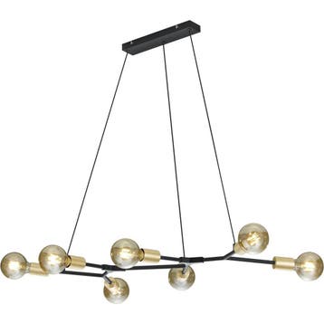 LED Hanglamp - Trion Ross - E27 Fitting - 7-lichts, Ophalen of Verzenden, Nieuw, Metaal, Overige fittingen