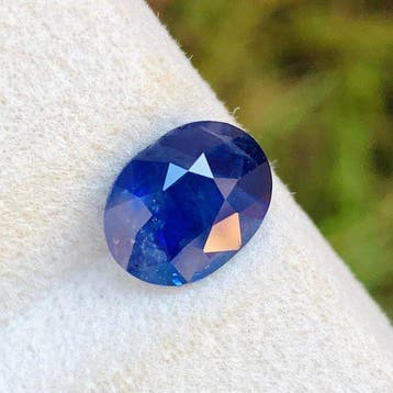 Zonder minimumprijs - 1 pcs Blauw Saffier - 2.10 ct -, Nieuw